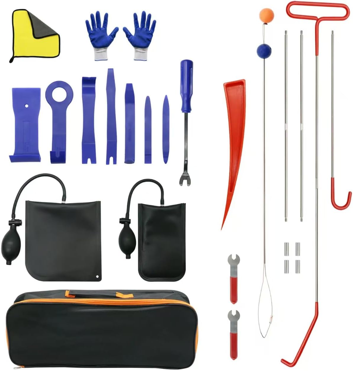 Professional Car Trim Removal Tool Kit with, 24-Piece Auto Interior Panel Removal Set with Storage Bag