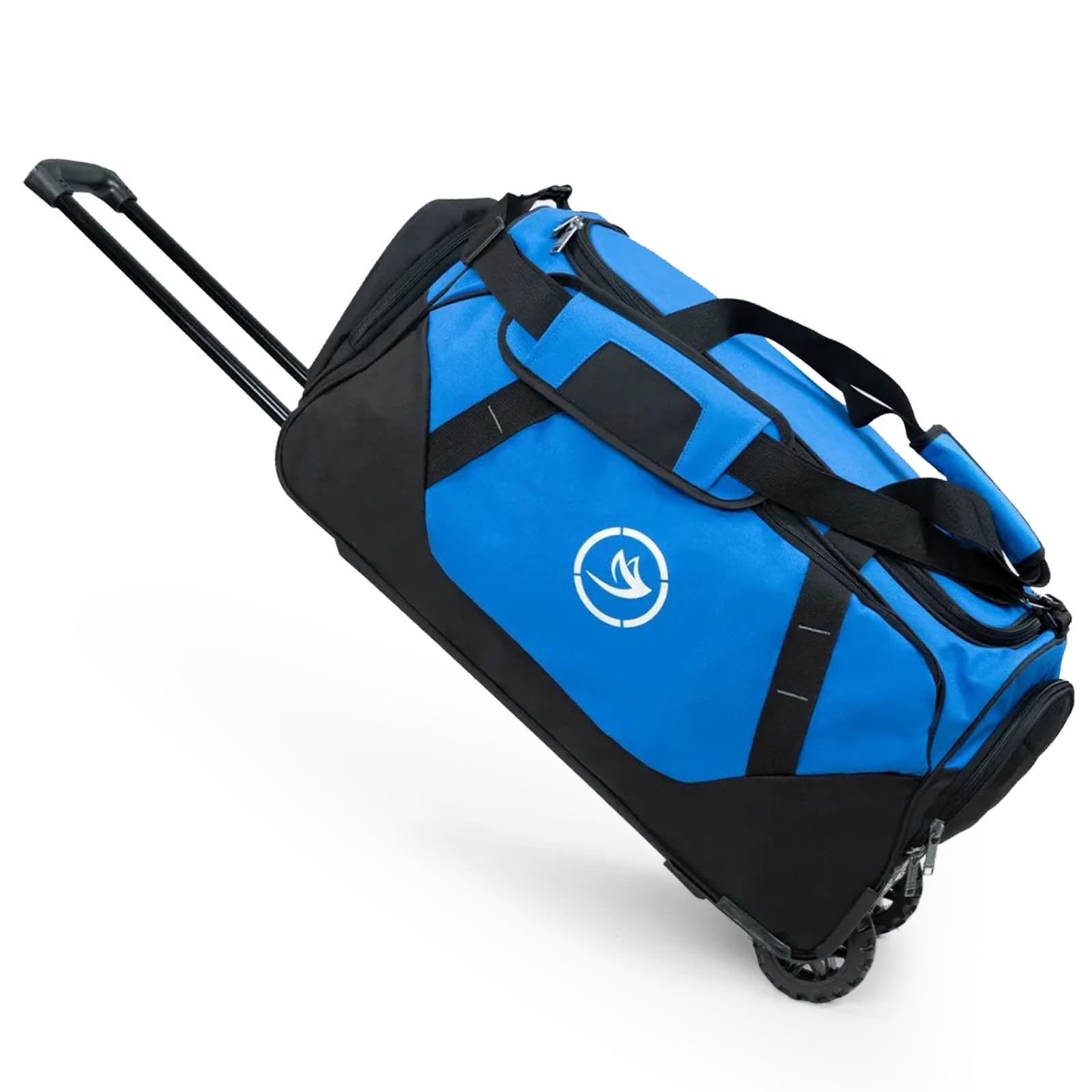tyka Track Trolley Travel Bag with Wheels | Durable Abrasion-Resistant Base & Side Panels | Large Vented Shoe & Laundry Compartment | Dual Side Zipper Pockets | 25-Inch Wheeled Duffle Bag-picture-26