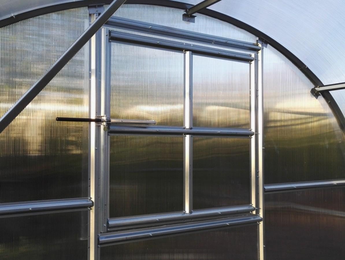 Serre KLASIKA 18 (3 x 6 m) avec fondations et polycarbonate 6 mm