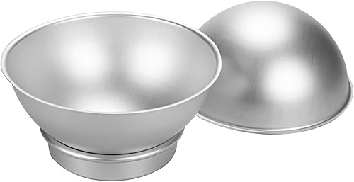 Miniatura 3 de Hedume Juego de 8 moldes esféricos para tartas, 6.5 pulgadas para hacer bolitas deportivas 3D para crear cualquier pastel en forma de bola, incluye