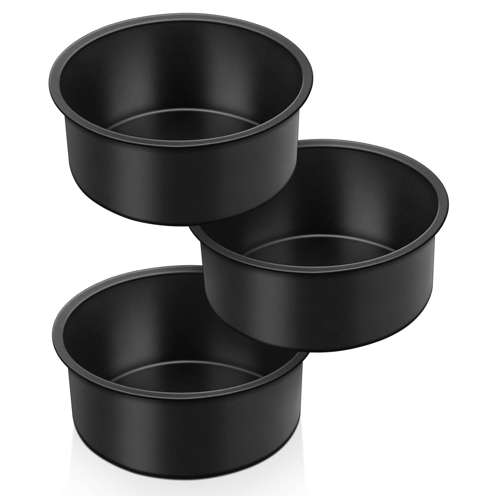 TeamFar 4inch Cake Pan Set of 3