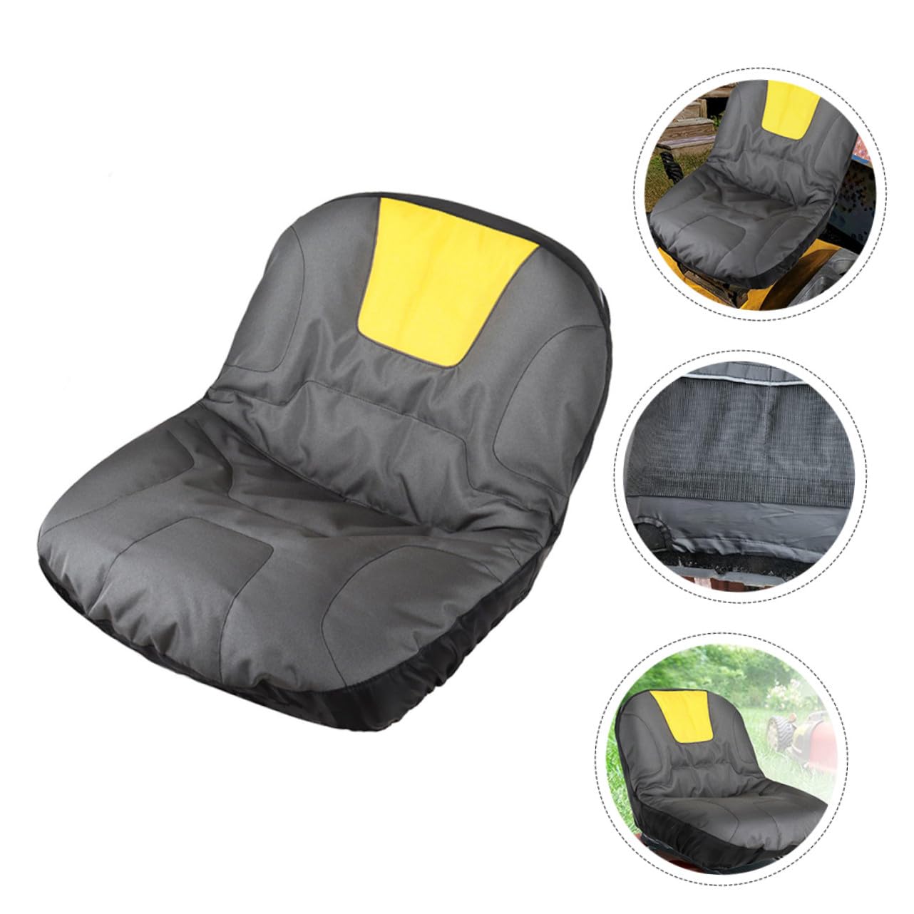 TOYANDONA Funda Protectora para Asiento de Cortacésped Resistente al Polvo y Arañazos Cubierta para Tractor y Maquinaria Agrícola Funda Antideslizante para Exteriores