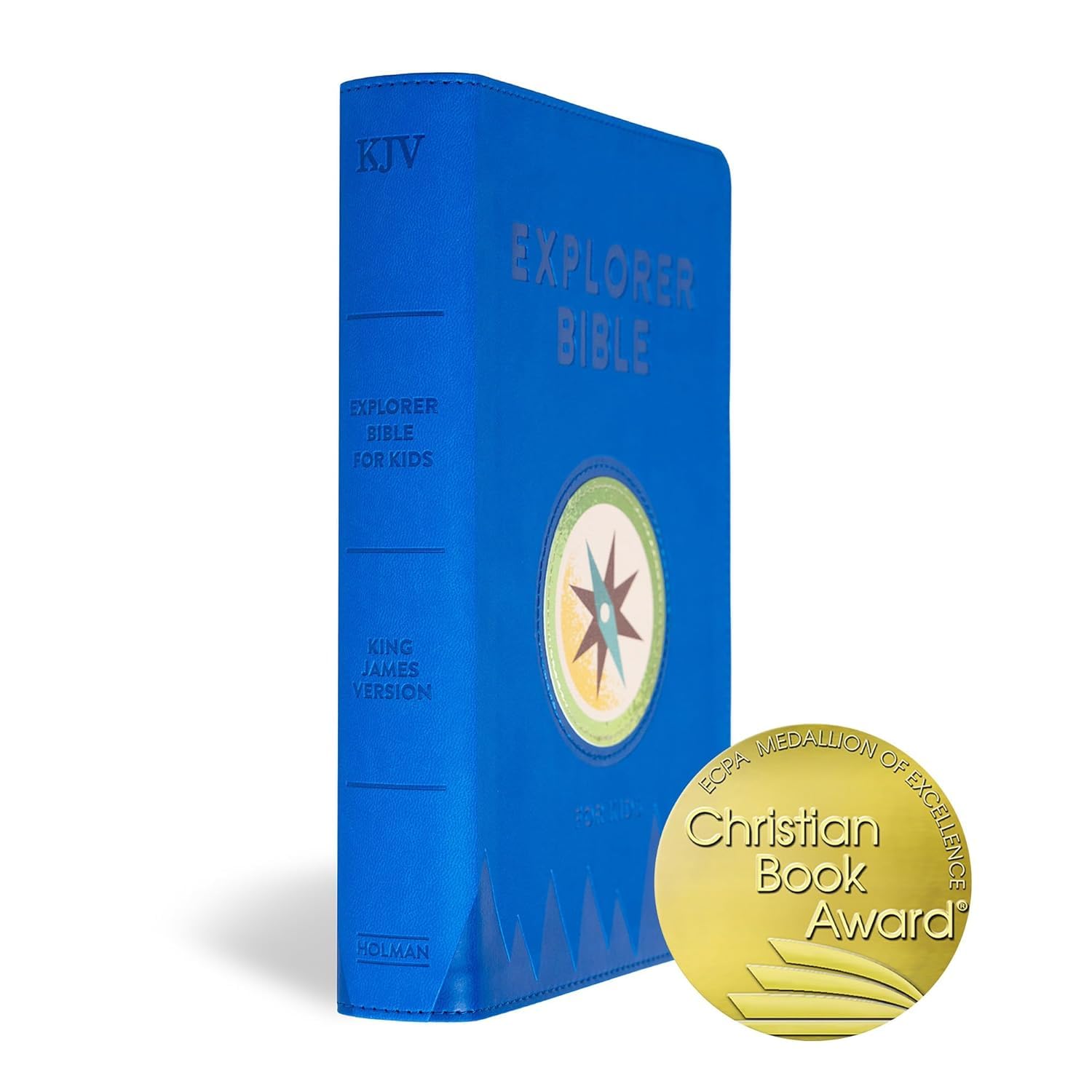 KJV Explorer Bible for Kids, Royal Blue LeatherTouch, Red Letter, Full-Color Design, Photos, Illustrations, Charts, Videos, Activities, Easy-to-Read Bible MCM Type - Image 2