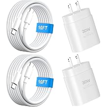 i Phone 16 15 Pro Charger Fast Charging,30W USB C Super Fast Charger Block with 10ft Long Type C for i-Phone 16/16 Pro/16 Pro Max/16 Plus/15/15 Pro Max/15Pro/iPad Pro, Galaxy S25 Ultra/S25