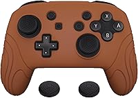 Vista 14 de PlayVital Samurai Edition Ergonomic Silicone Skin Protective Case for Nintendo Switch Pro Controller, Soft Anti-slip Controller Grip Protector for