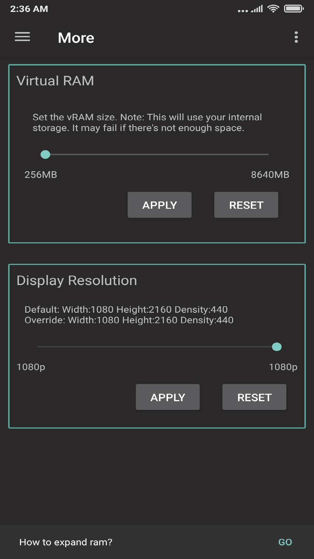 Kernel Tuner by Pragmateknika - App on Amazon Appstore