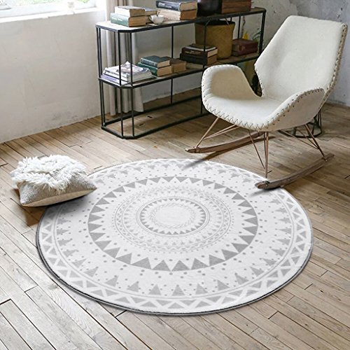Tapis rond salon pour proteger le sol sous une table basse ou dans une chambre - 2