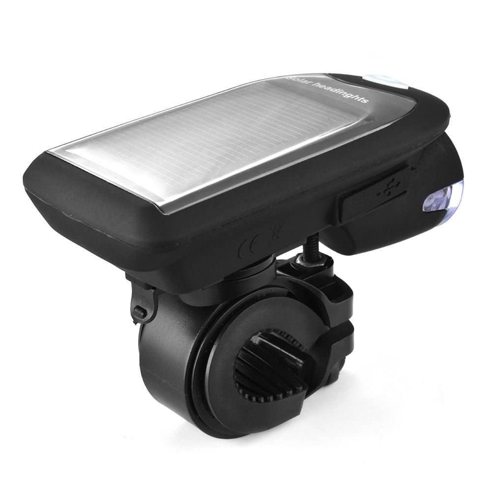 Luces De Bicicleta con Energía Solar Faros Delanteros De Bicicleta De Montaña Luces Traseras Dos En Un Conjunto USB Recargable Accesorios De Linterna
