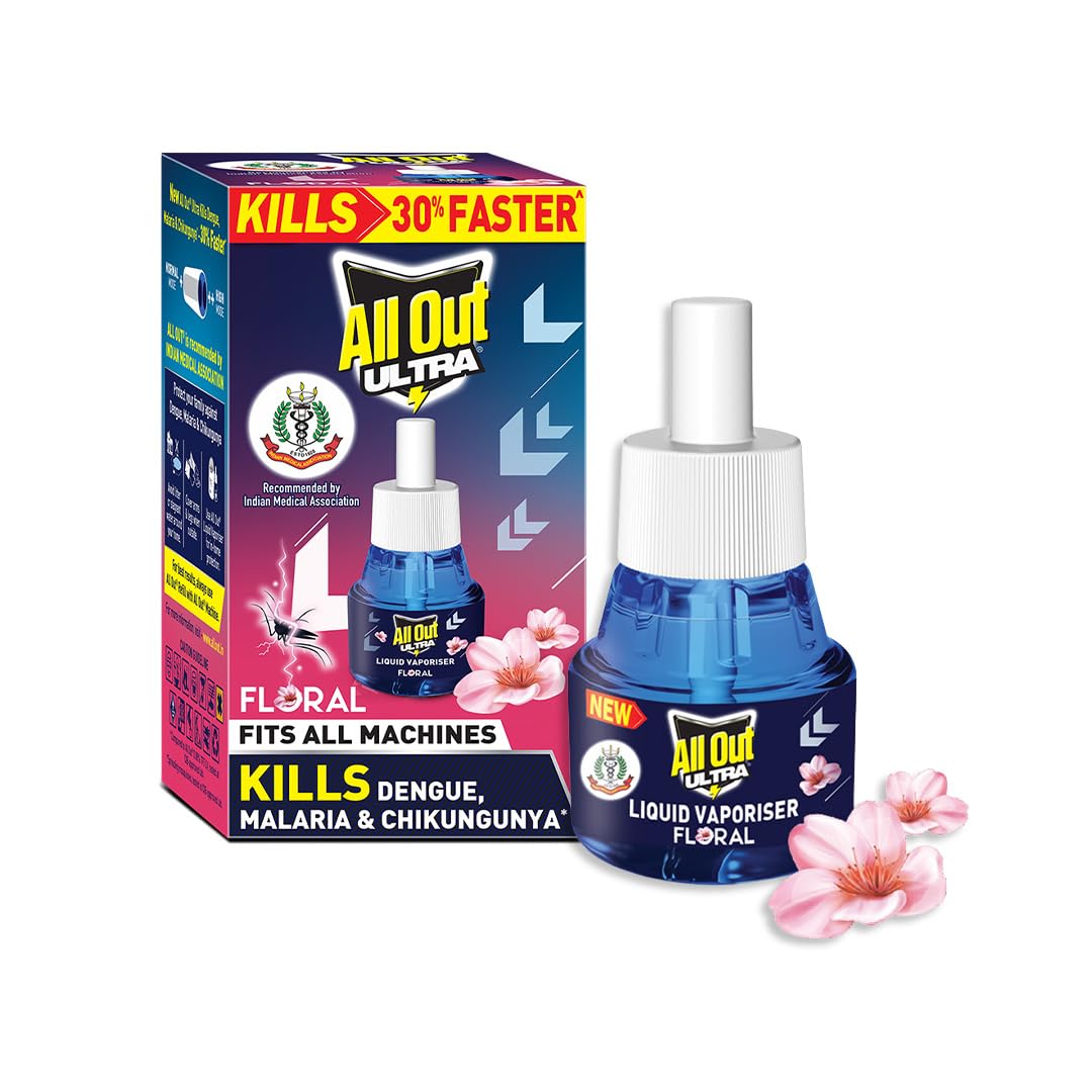 All Out Ultra Power+ Floral Fragrance (Single Refill) 45ML-image-16