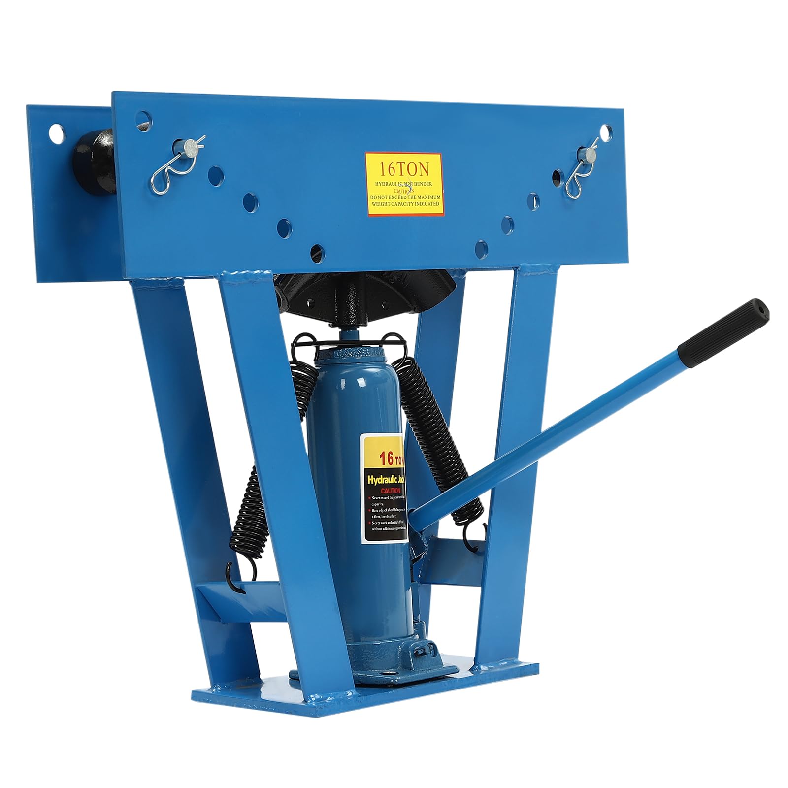 16 Ton Hydraulic Pipe Bender - Heavy-Duty Tube Bending Machine with 8 Dies, 1/2" To 3", Portable Manual Hydraulic Bender, for Pipe Laying &