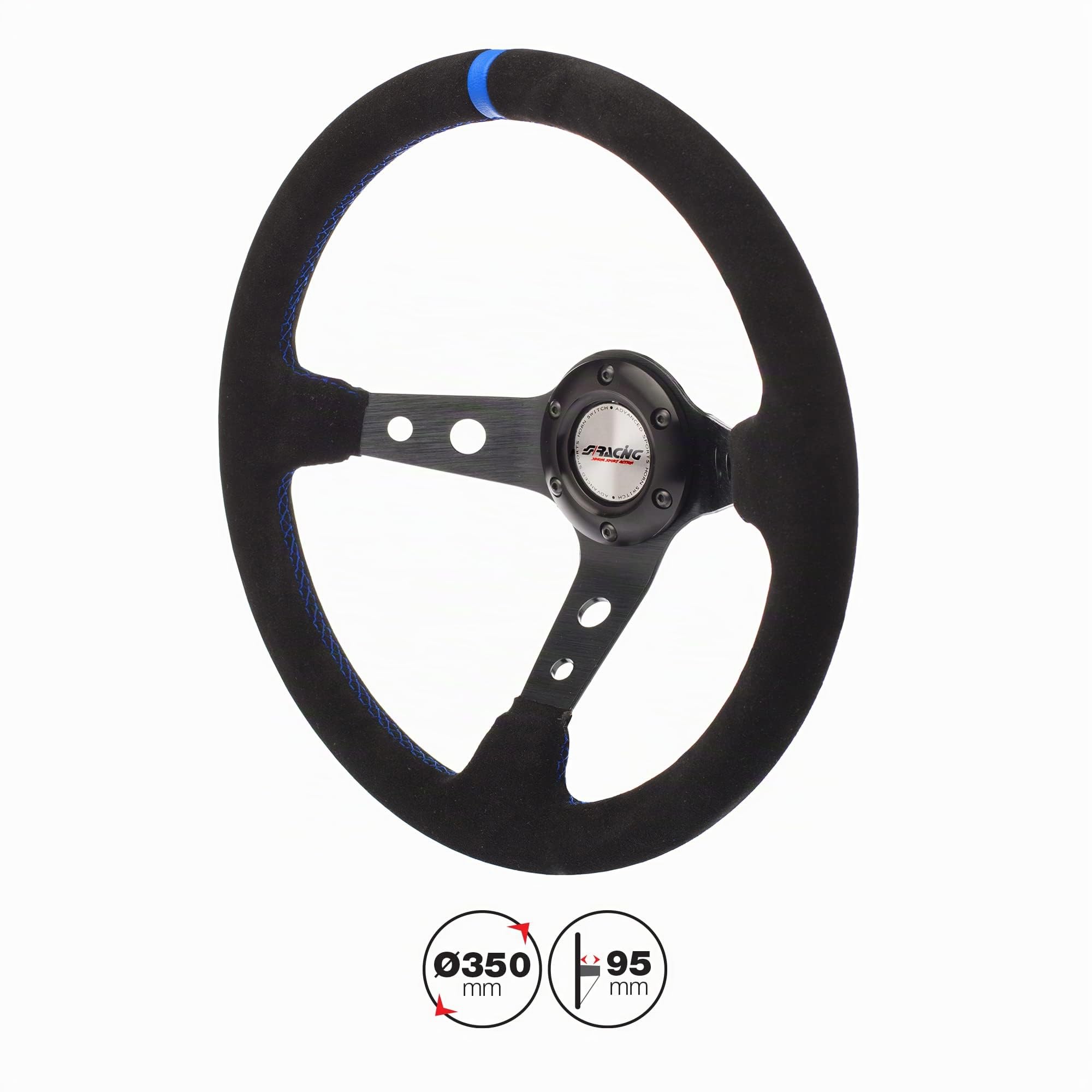 Simoni Racing SKDOWN Volante de Gamuza