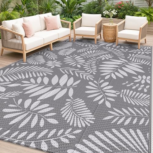 StepRite Outdoor Rug, Patio Rug, Plastic Straw Camping Rugs, Large Waterproof Area Rug and Mat for...