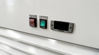 Commercial Glass Door Freezer, 3-Door Display Merchandiser, 52 Cu.Ft,10F to 0F, LED Lighting, 12 Shelves SD1.9L3