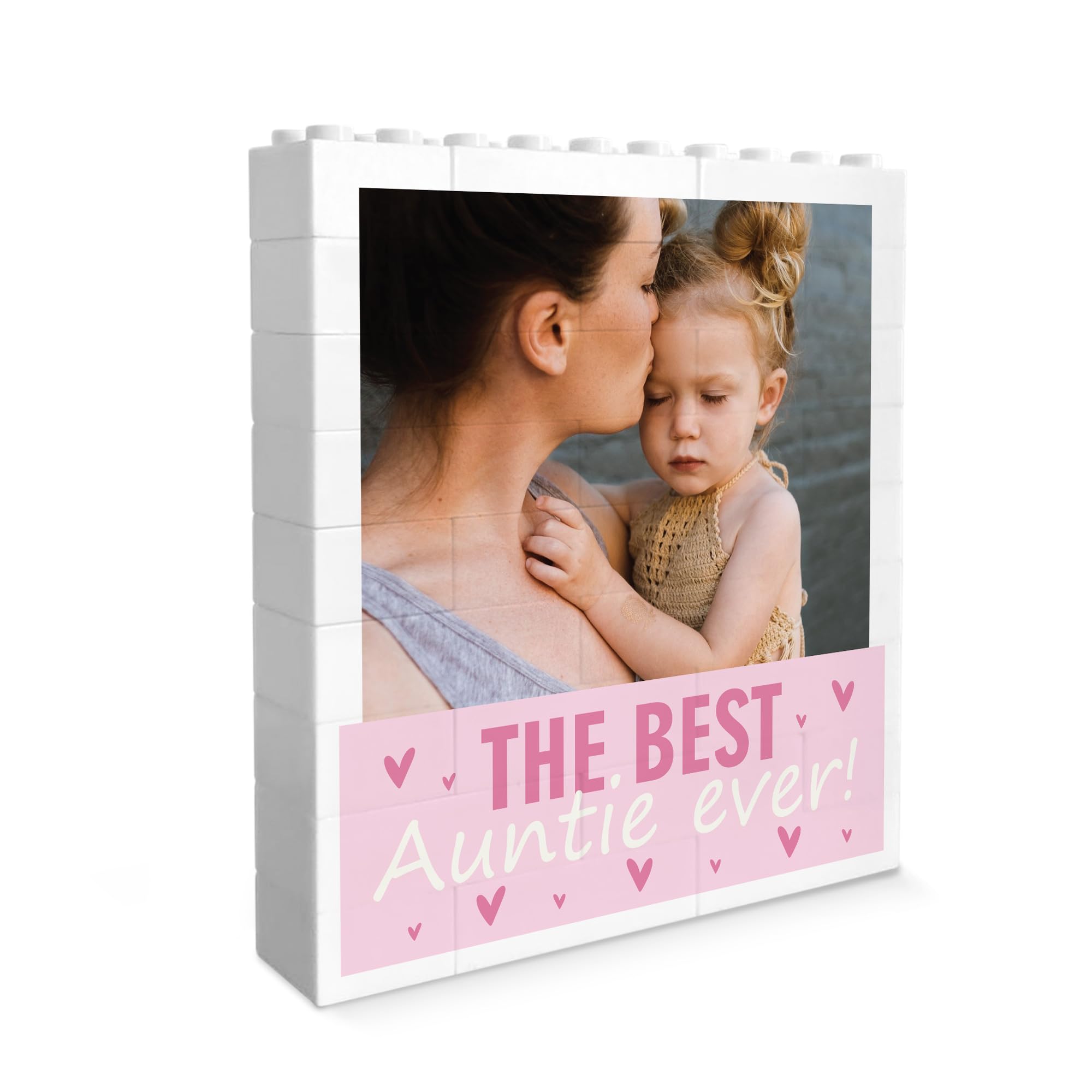 Red Ocean Personalised Auntie Building Block Photo For Auntie Birthday Christmas Best Present For From Niece Nephew Best Keepsake