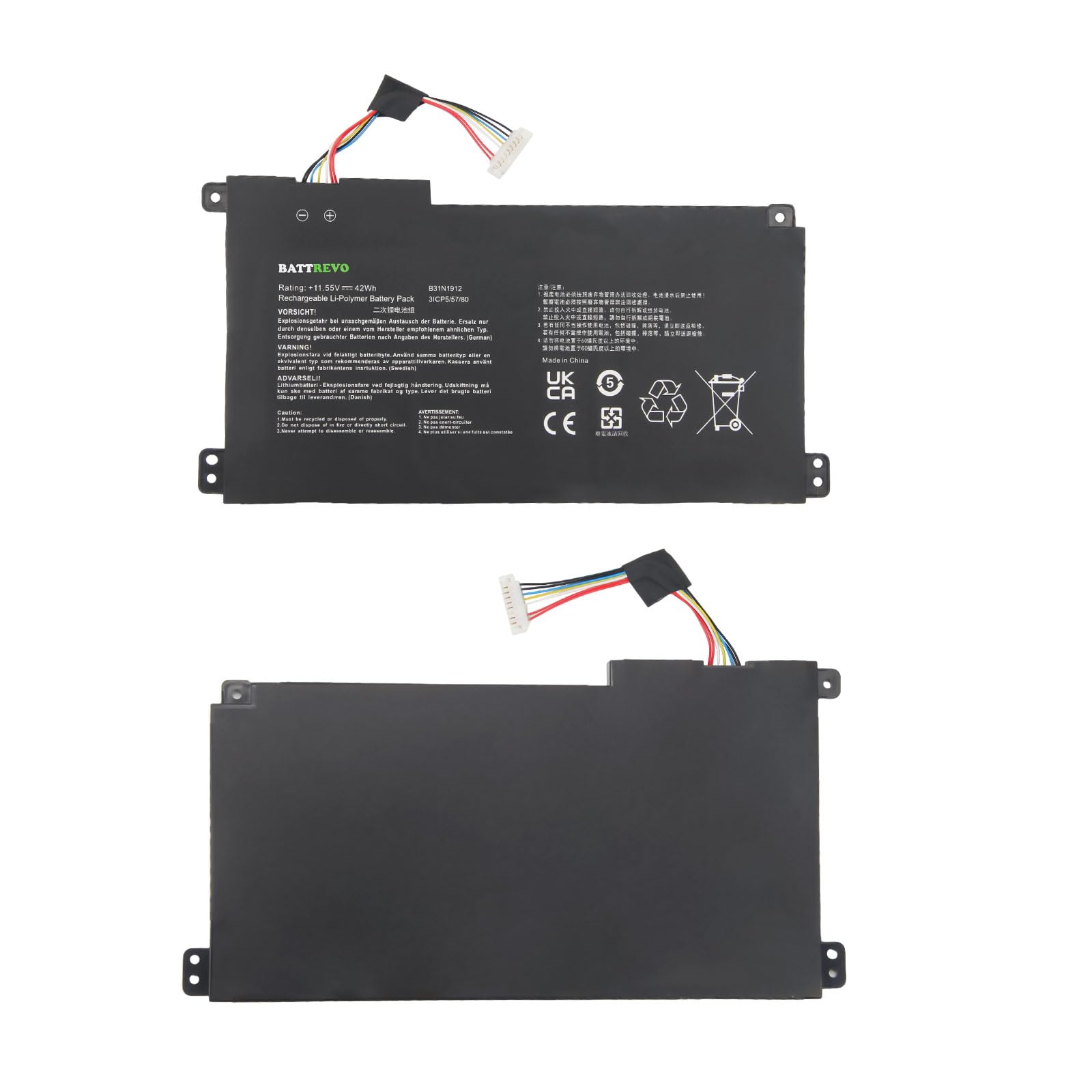 Batterie B31N1912 Pour ASUS VivoBook - 42Wh - Compatible Modèles E410MA, E510MA, L410MA