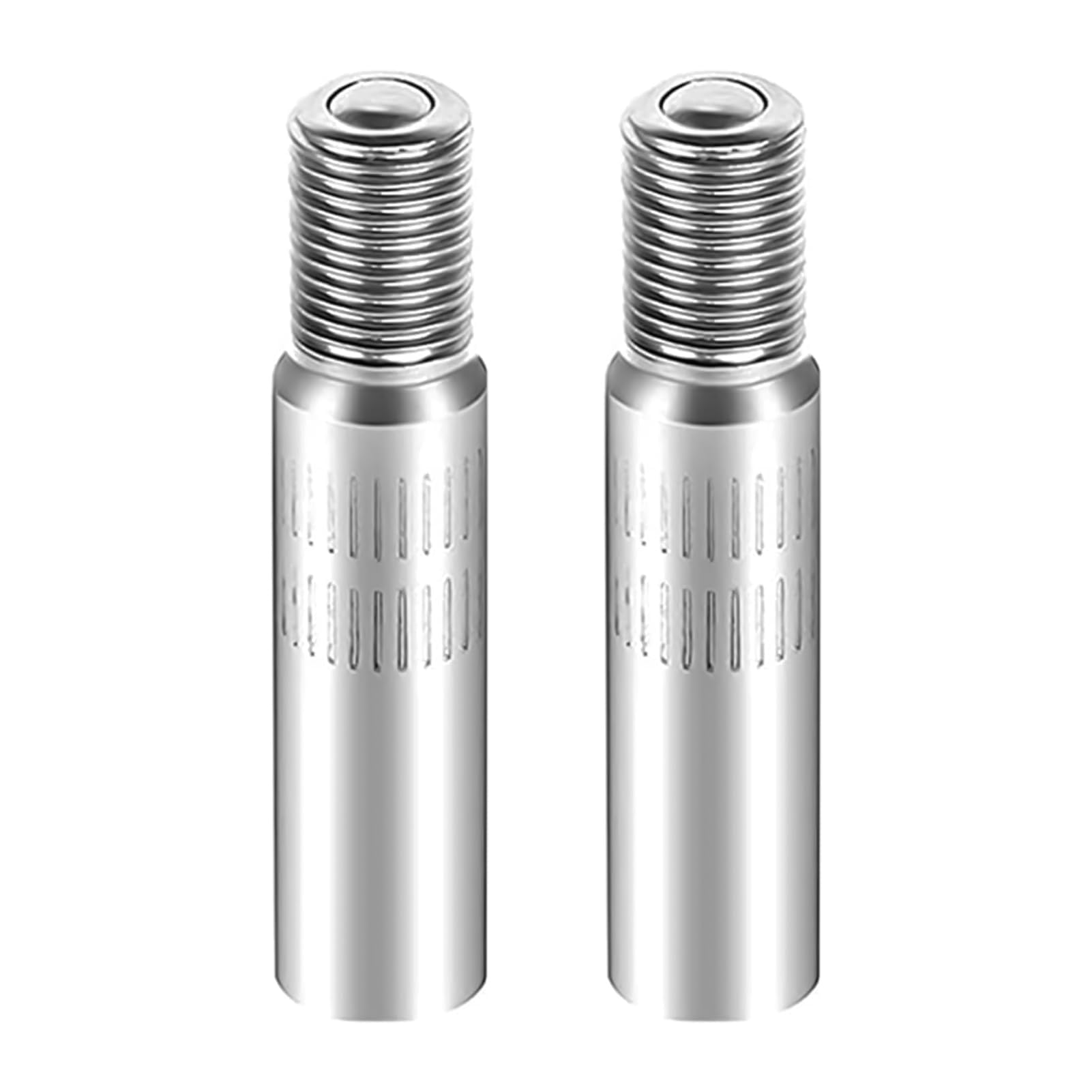 2 Pezzi Prolunga Valvola Monopattino 39mm, Estensione Stelo Valvola Pneumatico, Adattatore Estensione Compatibile con Xiaomi M365, Auto, Camion, Furgone, Roulotte, Tappi in Ottone Nichelato