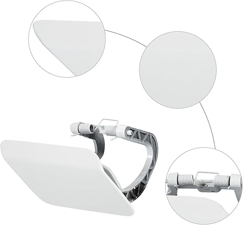 Miniatura 4 de ACROPIX Tapa de boquilla para limpiaparabrisas delantero derecho para Mercedes Benz Clase E W212, paquete de 1, color blanco