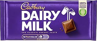 Cadbury Dairy Milk Chocolate Bar, 95g