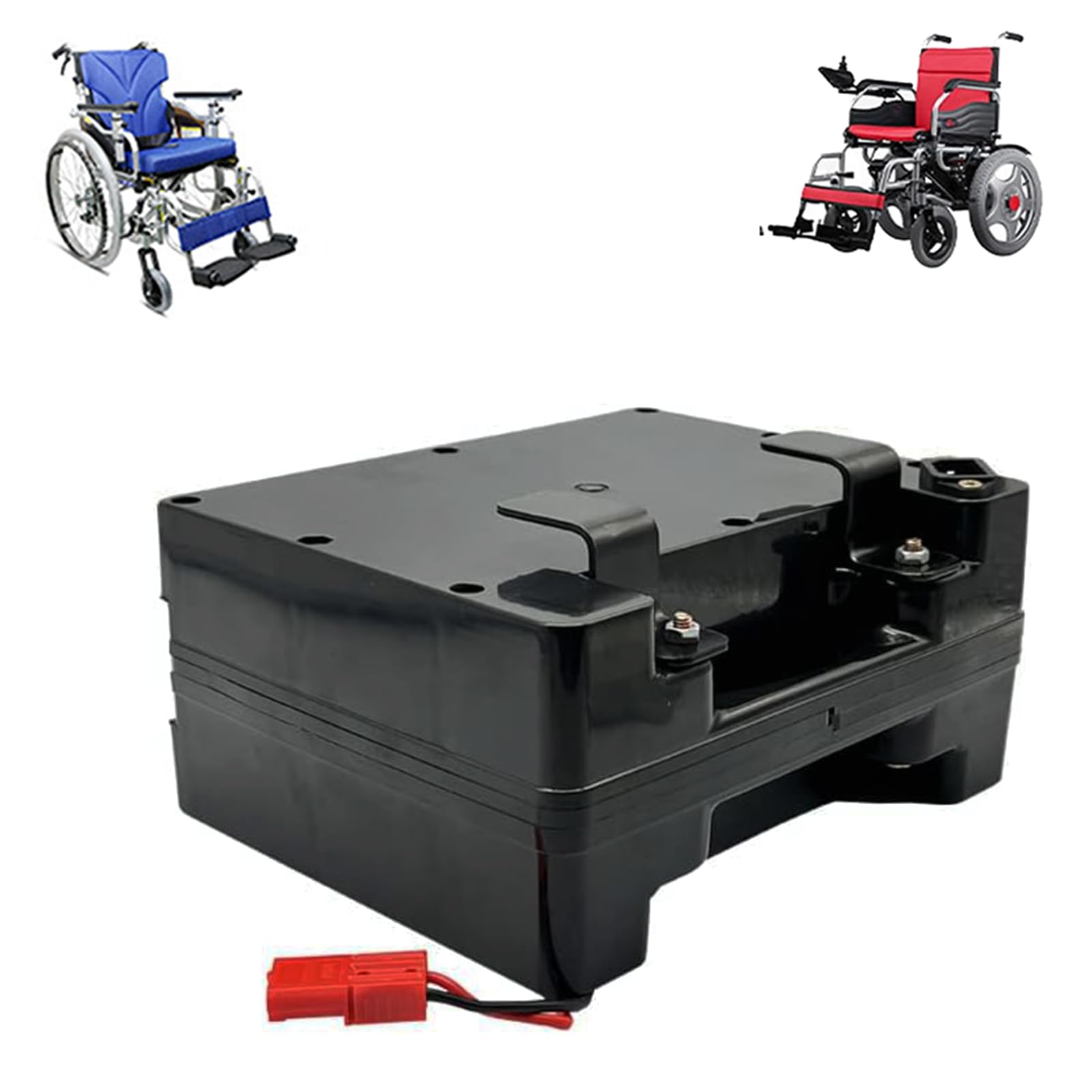 HJGHY 24V Electric Wheelchair Battery 24V 20Ah 25Ah 30Ah 35Ah 40Ah lifepo4 Wheelchair Battery Rechargeable Lithium Battery Foldable Power Wheelchair Battery