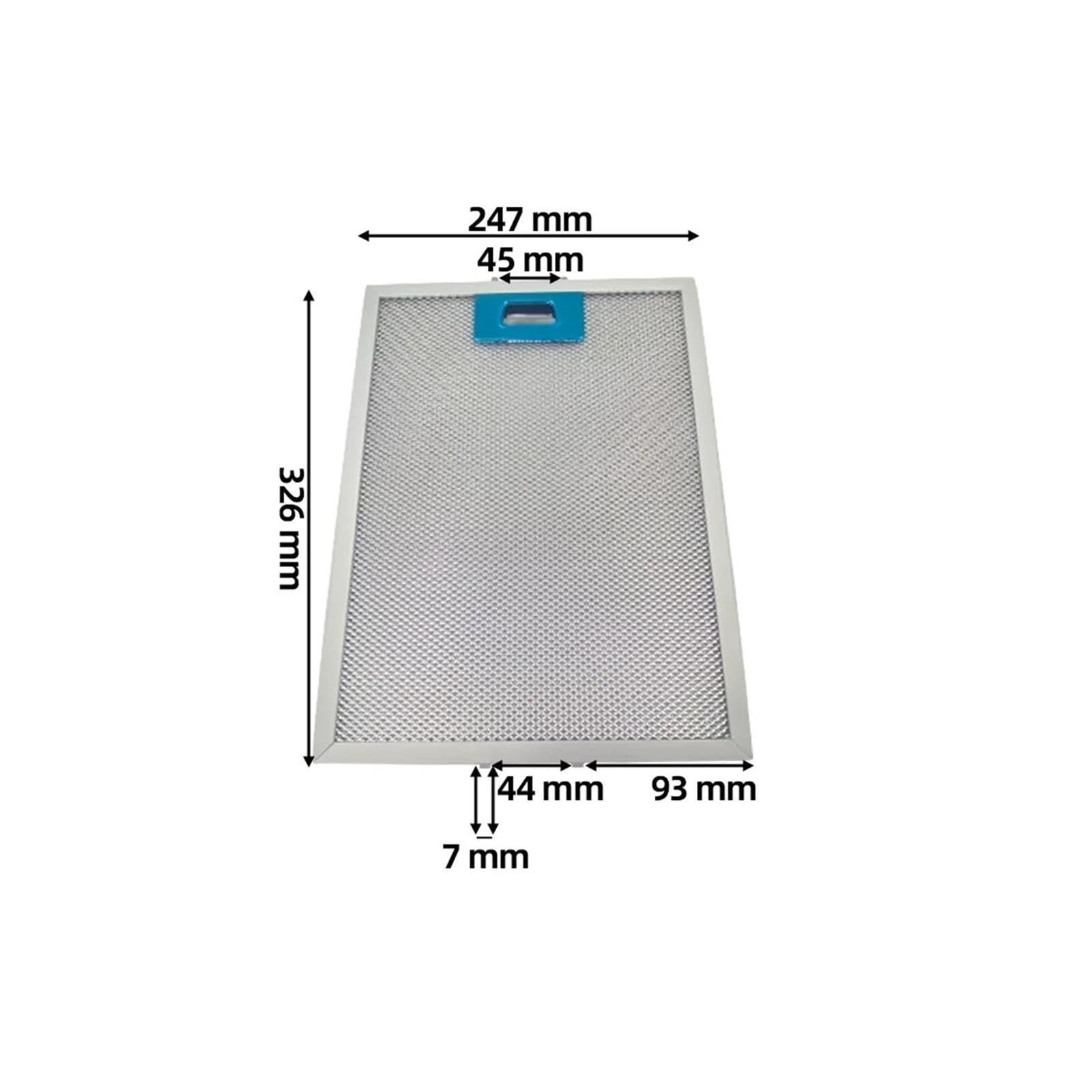 Aluminium Mesh Fettfilter Herd Kapuze Filter Ersatz 247 X 326mm