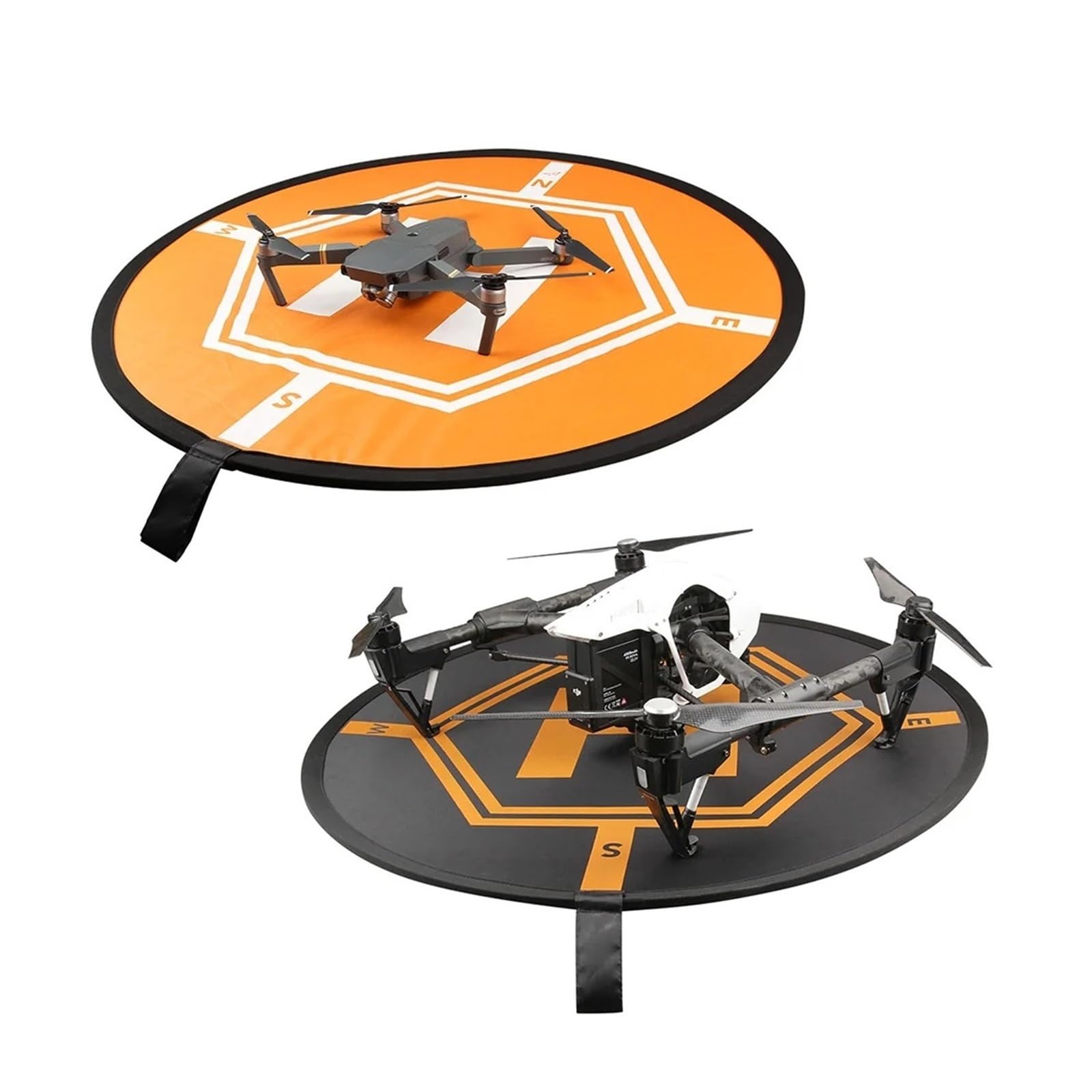 55/80 cm podkładka do lądowania drona szybko składana wodoodporna lądowisko dla lądowiska z gwoździami i torbą do DJI dla Phantom 2/3/4, dla Mini, Inspire 1, RC Quadcopter (55 cm)