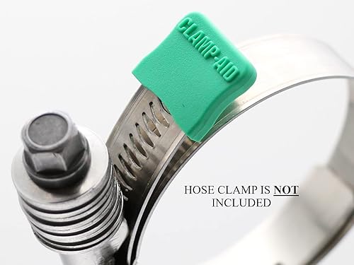 Miniatura 2 de Protectores de extremo de abrazadera de manguera verde marca cubiertas para 58 "ancho de gran resistencia industrial engranaje helicoidal