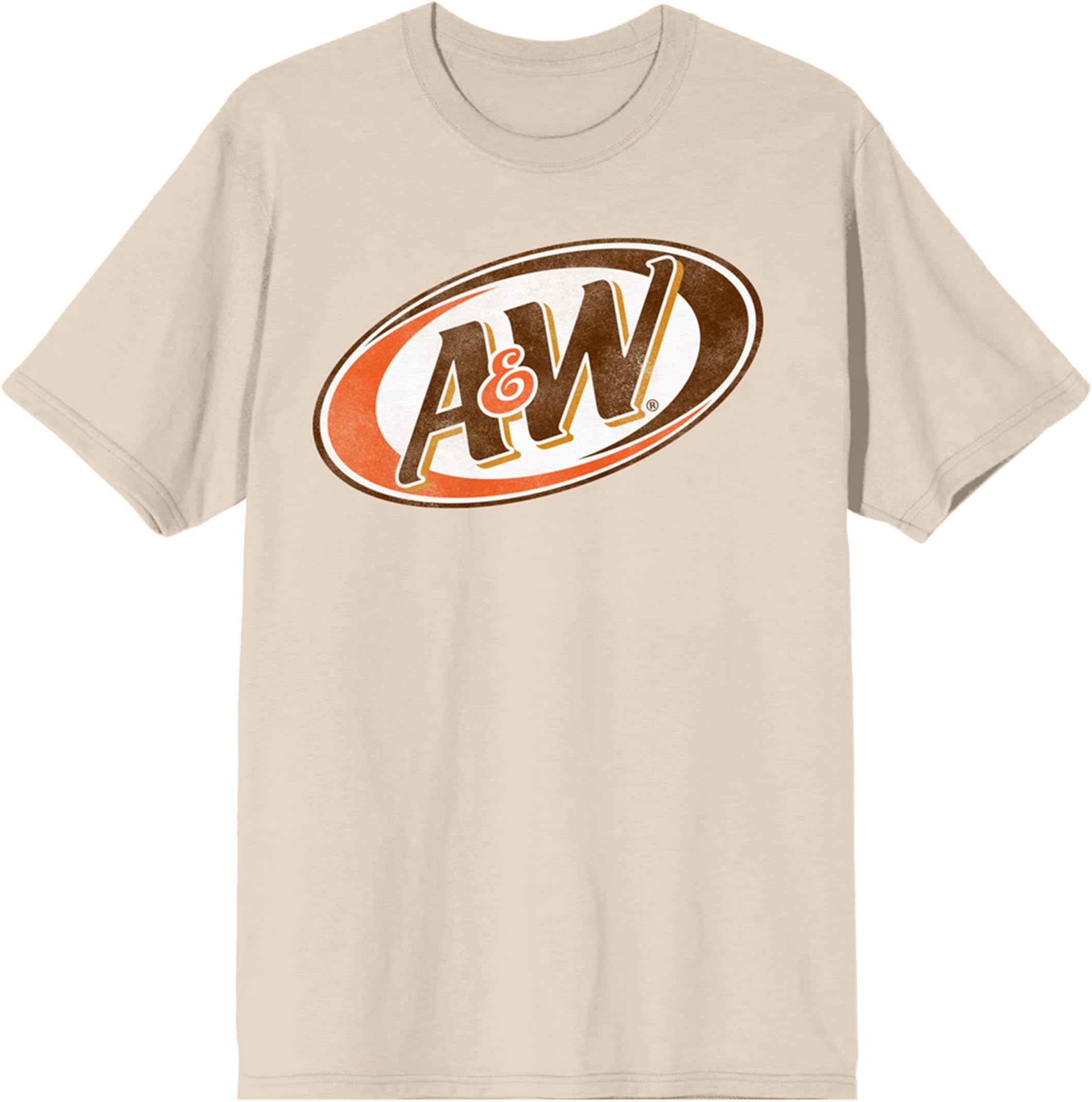 BioworldA&W Vintage Logo Unisex Natural T-Shirt