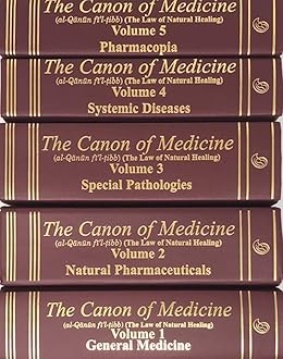 Avicenna Canon of Medicine Complete Five Volume Set