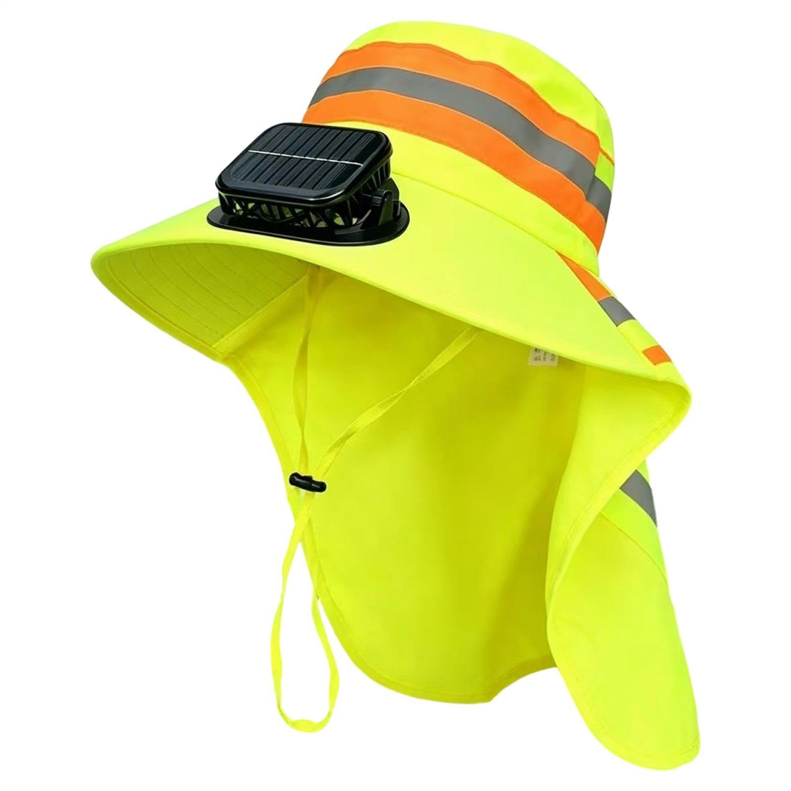 Cappello con ventilatore solare, protezione UV, traspirante, copricapo