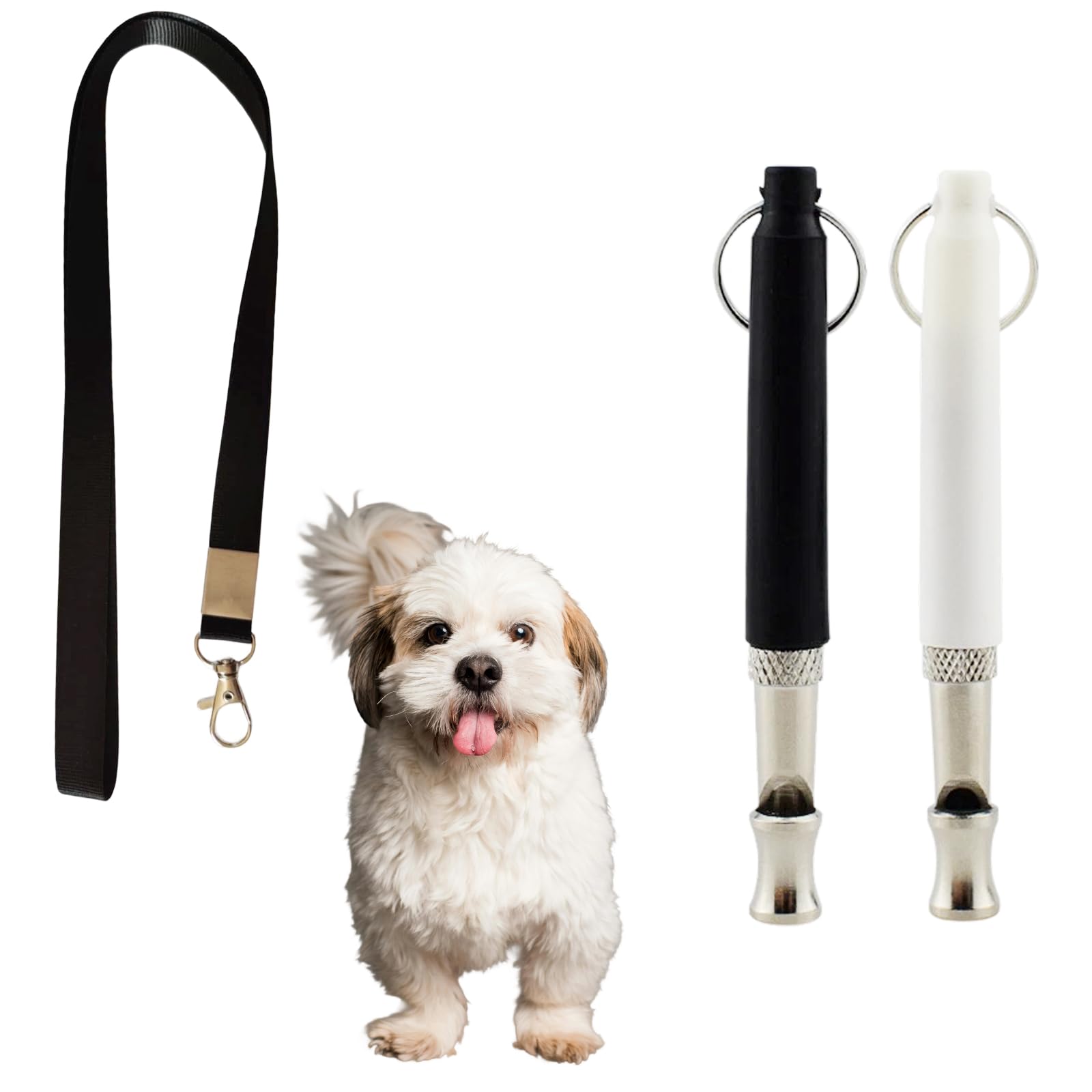 Bailinks Professional Ultrasonic Dog Whistle Set-Adjustable Frequency for Effective Training and Recall