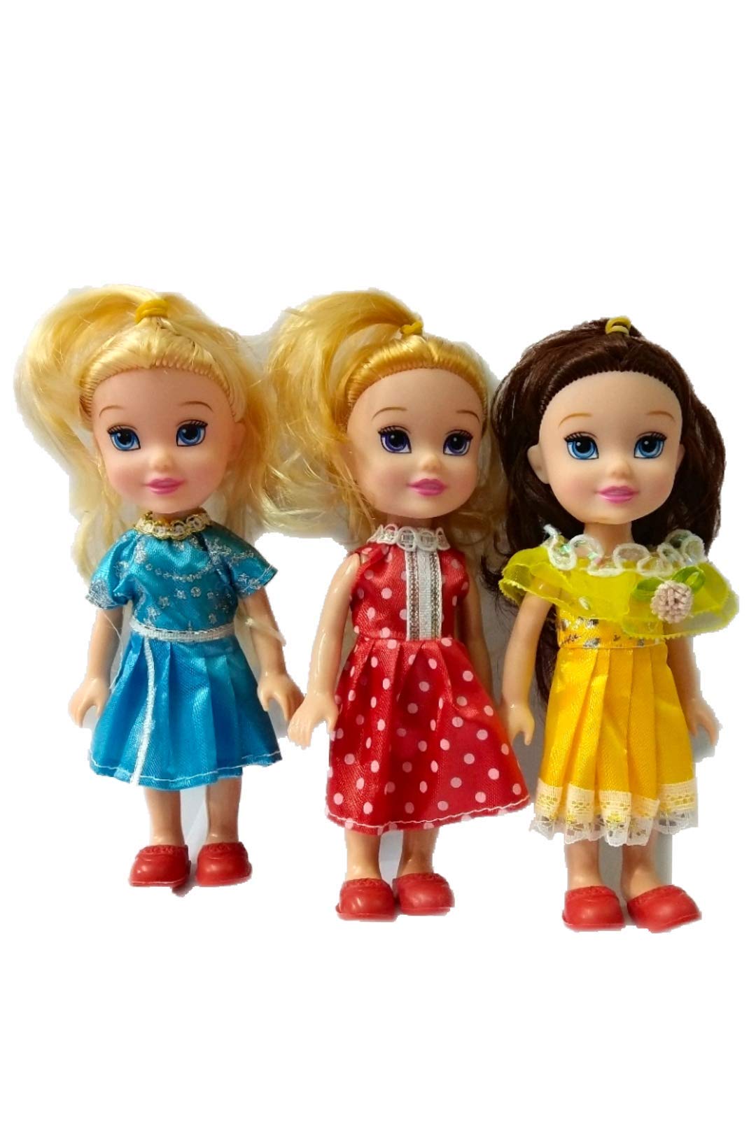 ClueSteps 3 Pretty Fashionable Sisters Baby Dolls with Beautiful Hairs and Movable Body Parts for Kids (B07PWQSZHH) Amazon Price History, Amazon Price Tracker