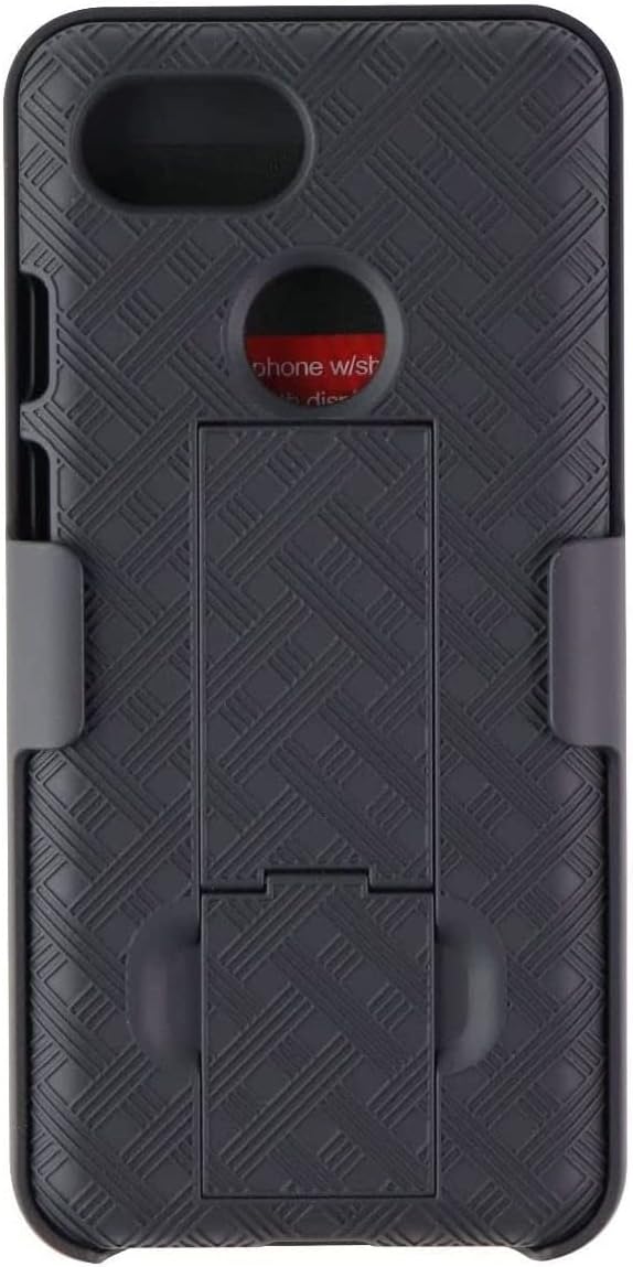 Verizon Phone Case Shell and Holster Combo for Google Pixel 3 - Black
