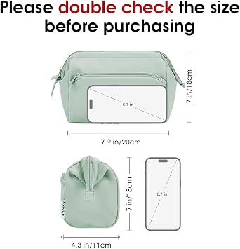 Narwey Makeup Bag, Travel Toiletry Bag, Wide-Open Wash Bag for Women | Portable Washbag with Pockets, Well-organized Cosmetic Organizer for Travel Essentials, Water-resistant, Vibrant Colors, Gift