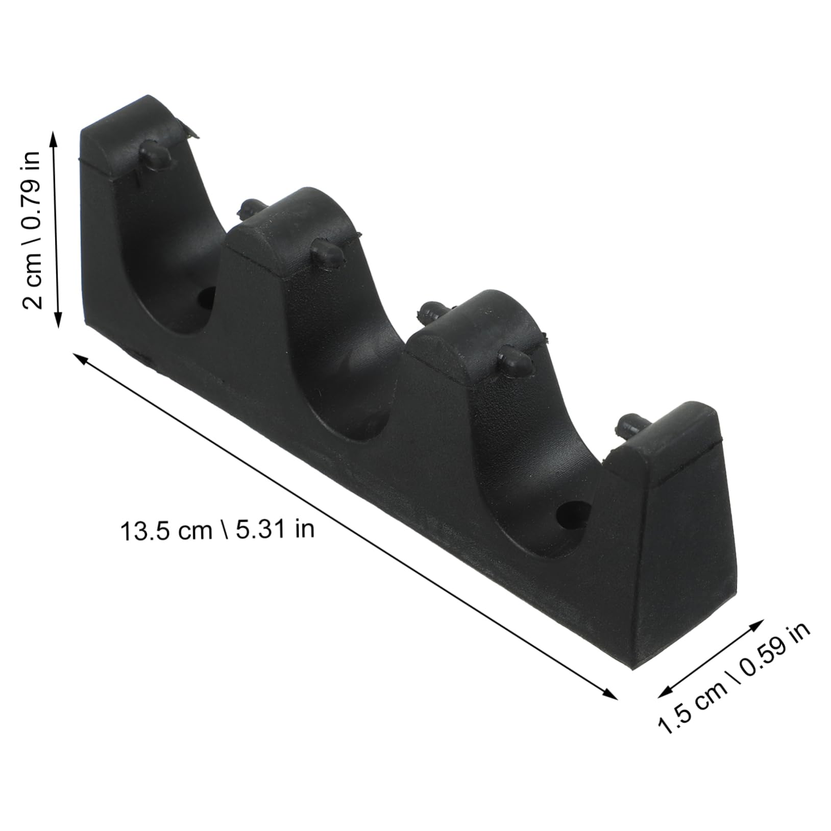 BESPORTBLE Support de Billard Crochet de Piscine pour poteaux Conseils de File d'attente de Pool Support Queue de Billard Etui Queue de Billard Support de Queue décoratif Porte-queues Black