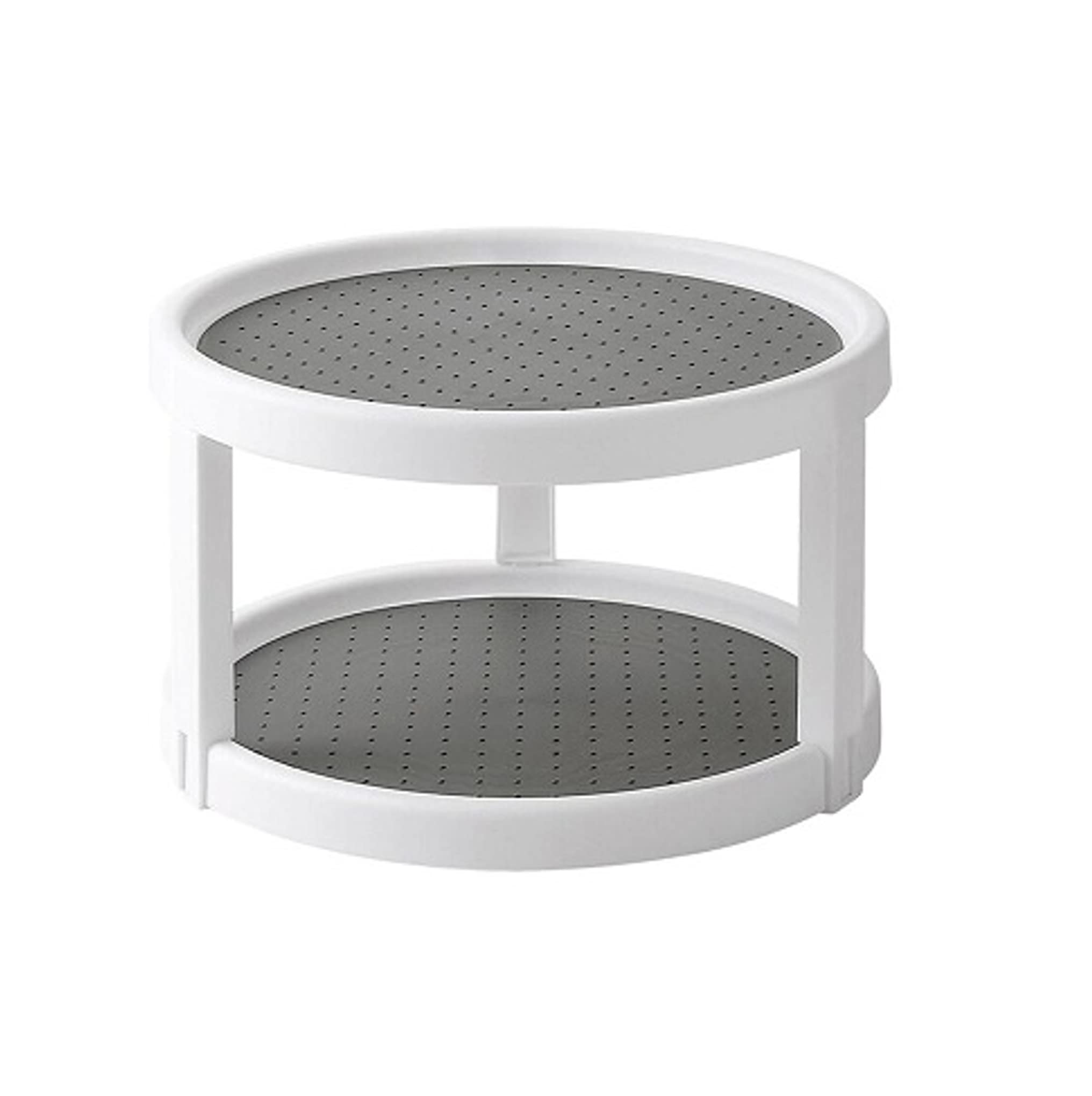 Lazy Susan 2-Tair Turntable Organizer,360 Rotating, Gray Paper Base pad, Pantry and Cabinet Tray Set of 1 (B0CNKR2SZW) Amazon Price History, Amazon Price Tracker