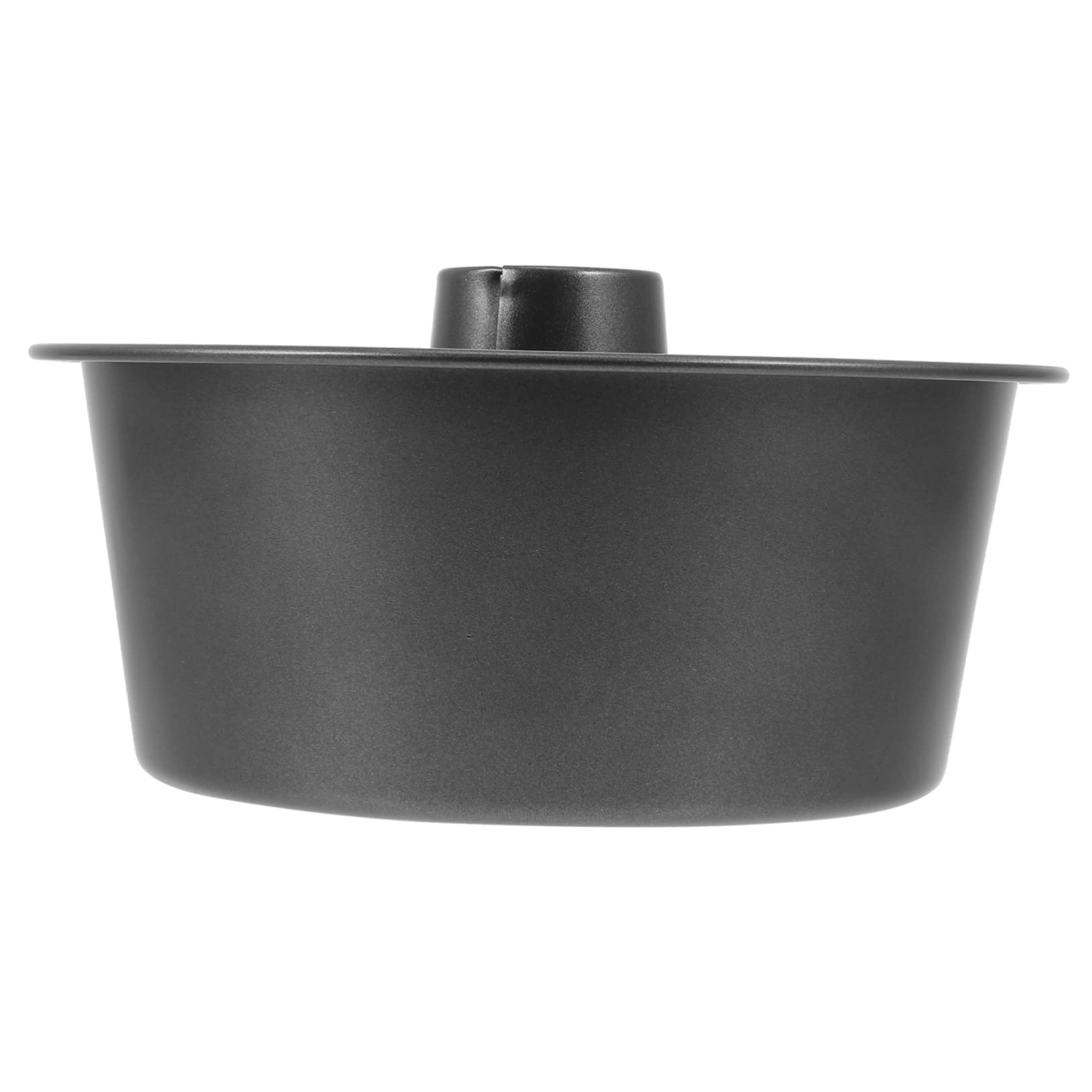 IMIKEYA Moule à Gâteau Rond en Acier au Carbone Noir, Ambiance Halloween