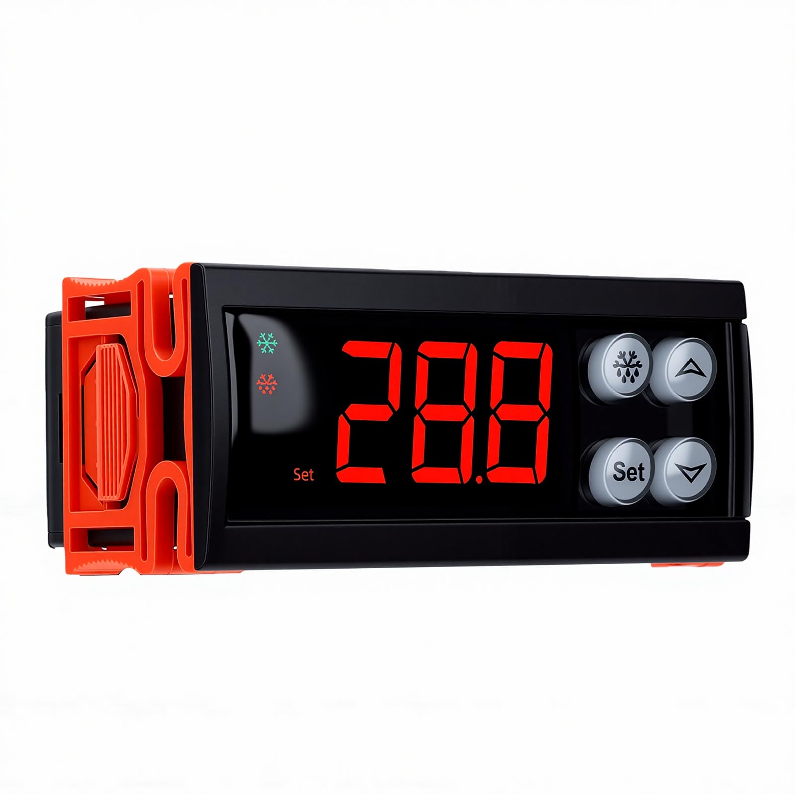 Jelquix Digital Temperature Controller, Precise Cooling Defrosting Thermostat with LED Display & High Precision Chip, for Freezer Refrigerator Incubator Brood Box Fermentation