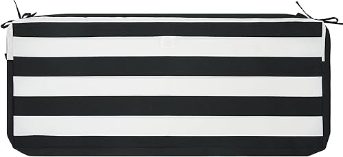 Miniatura 32 de FUNHOME Fundas de cojín para exteriores, 42 x 18 x 3 pulgadas, sin relleno. Fundas de cojín de repuesto para muebles de exterior, resistentes al