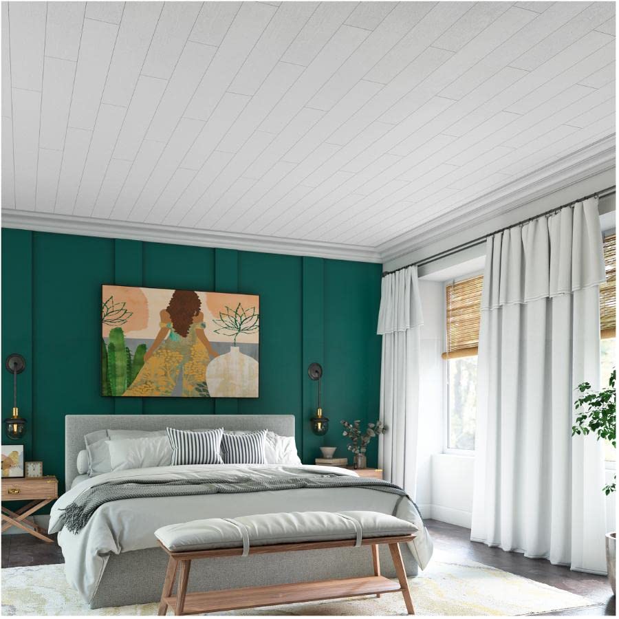 Country Classic Mineral Fibre Ceiling Planks - 48" x 6", 20 Pack