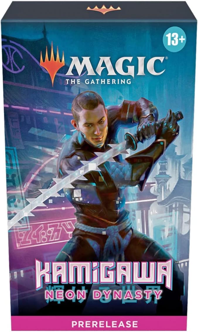 MtG Trading Card Game Kamigawa Neon Dynasty Pre-Release Pack [Includes 6 Booster Packs]