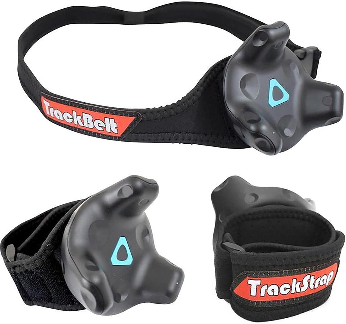htc 3 pack vr vive tracker 3 0 with rebuff reality trackbelt 2 trackstraps full body tracking vr bundle black