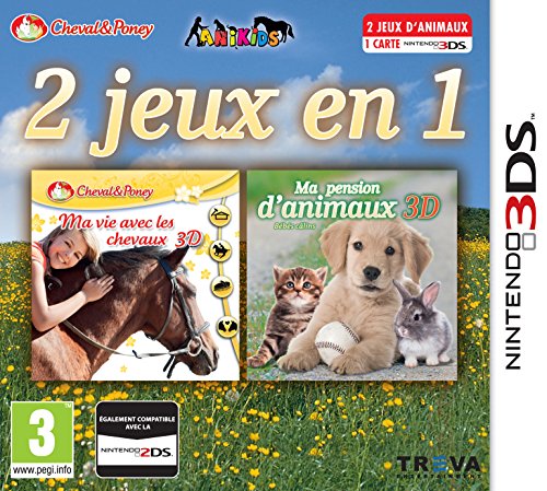 Ma Vie Avec Les Chevaux + Pension Animaux Jeu 3DS - vue 2