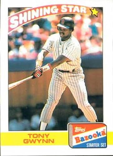 Miniatura 1 de Baseball MLB 1989 Bazooka #13 Tony Gwynn NM-MT Padres