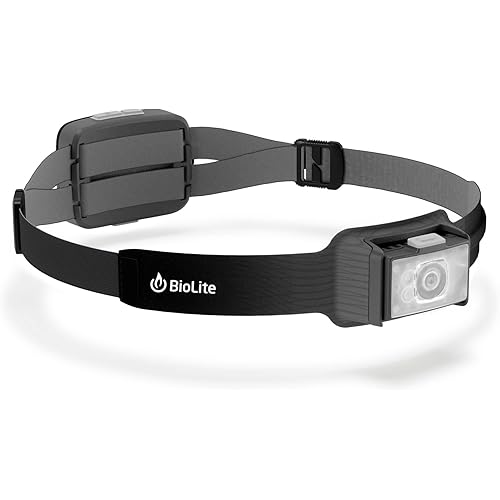 BioLite HeadLamp 750 Lumen Pro Level Rechargeable USB HeadLamp, Midnight Grey