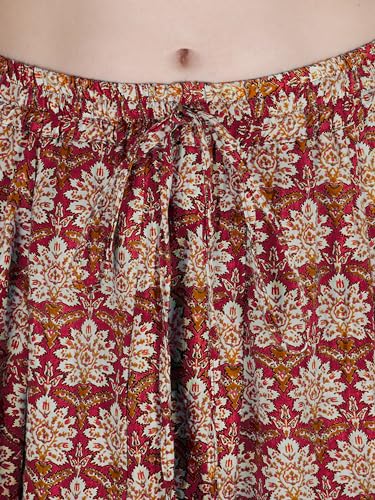 Image of Sttoffa Cotton Printed Women Wear Maxi Long Skirt 40 inch inch Full Length