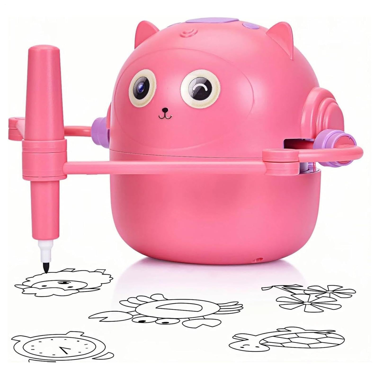 Intelligenter Malroboter Mit 100 Karten Für Interaktives Intelligentes | Kreativset Für Kinder Zum Malen Und Basteln Für Kindergarten Vorschule Mädchen