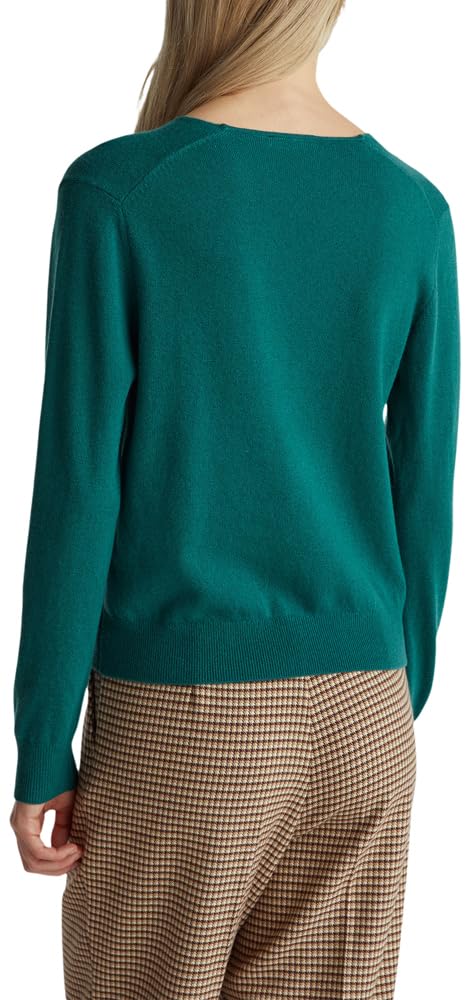 United Colors of Benetton Maglia Scollo V M/L 1002d401y Maglione Donna