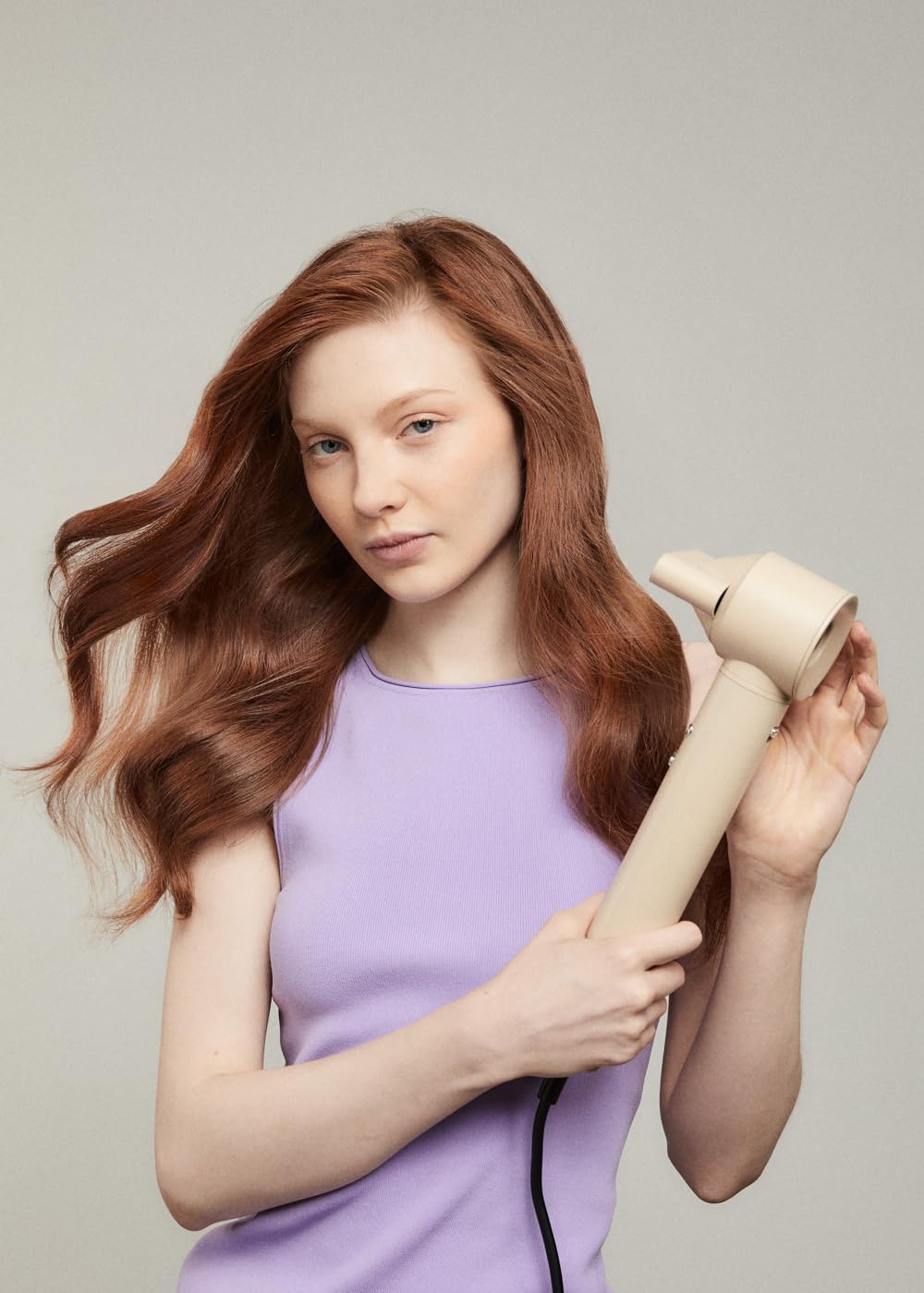 CREATE/ION STYLER PRO/Sèche-cheveux ionique 5 en 1 Sable/Moteur DC Brushless, 3 vitesses, fonction air froid, 3 niveaux de température, étui de rangement, 1300W