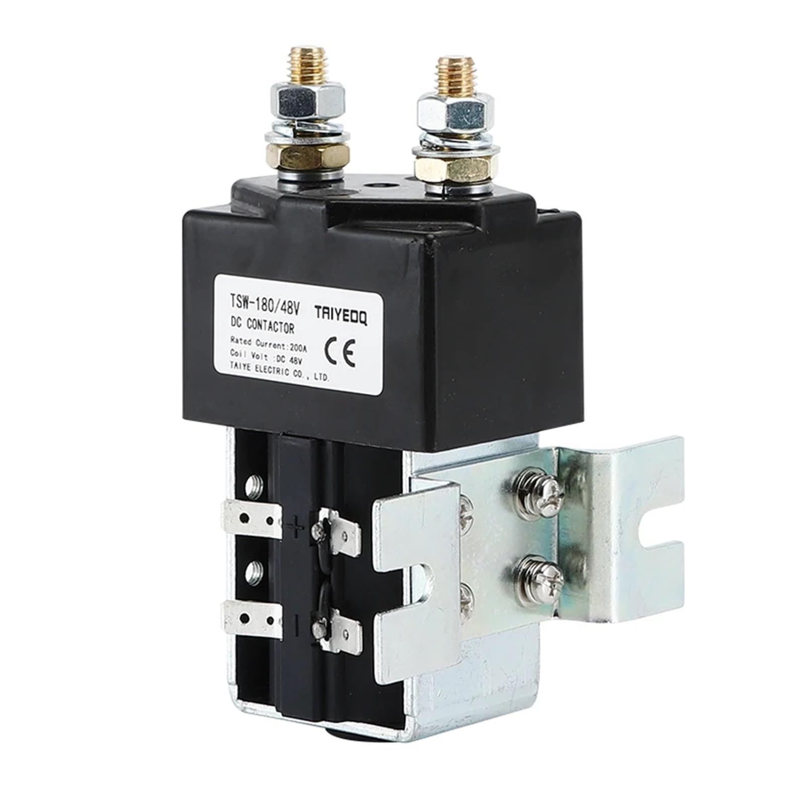 Stycznik magnetyczny DC SW180 200 A 12 V 24 V 36 V 48 V 60 V 72 V Zastosowanie do elektrycznych wózków widłowych do samochodów z baterią(12V 1NO)
