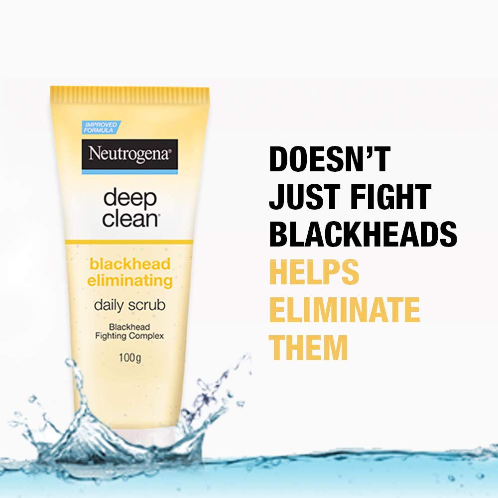 Neutrogena Deep Clean Scrub Blackhead Eliminating Daily Scrub For Face, 100g - Image 3 thumbnail